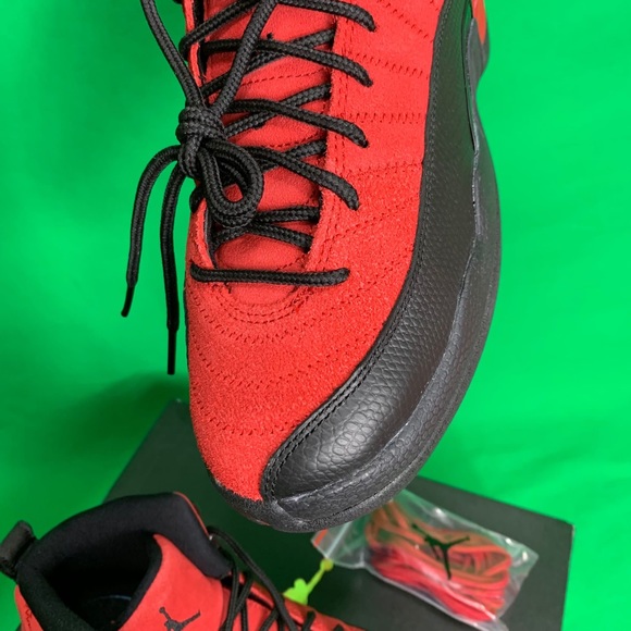Air Jordan 12 Retro (GS) Varsity Red/Black Size 6Y - Picture 6 of 10